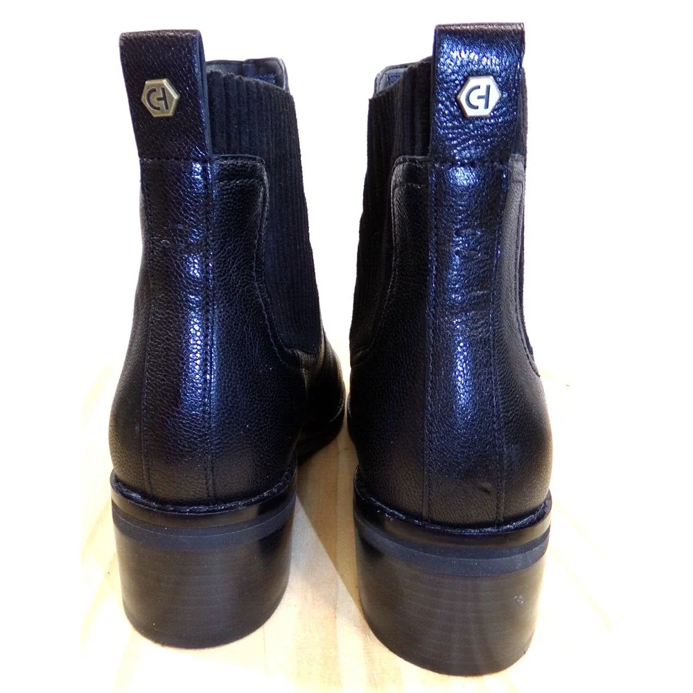 Cole Haan GrandSeries Peetz Chelsea Boots Booties Womens Black 5.5 B Water Resis